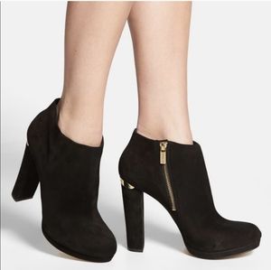 MICHAEL Michael Kors Haven Bootie - Black Suede 7M